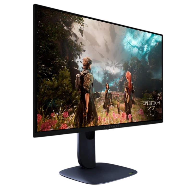 27" игровой монитор dell aw2725q, qd oled 3840x2160 4k uhd, interstellar indigo 3