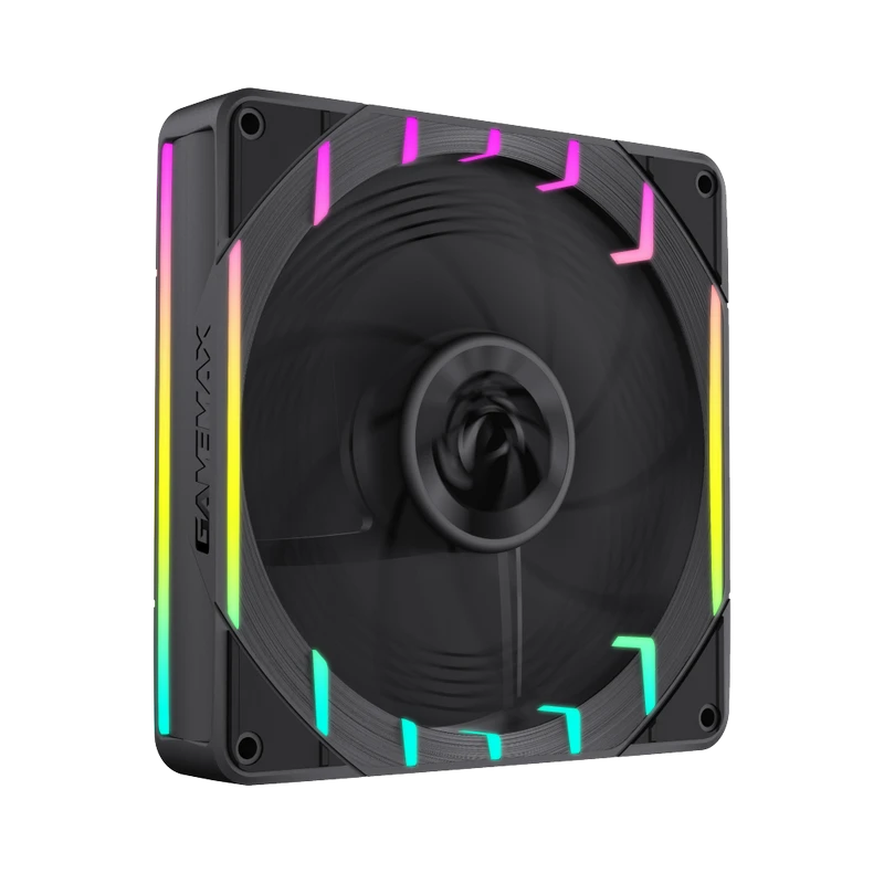 Ventilator pc gamemax tornado t12 argb-r, 120 mm 6