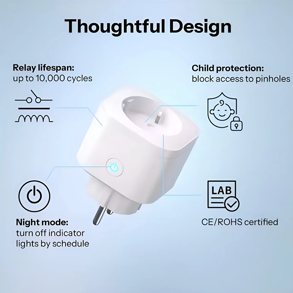 Sonoff matter over wi-fi  smart plug s61s 16a 3