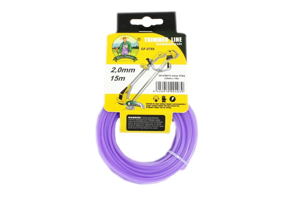 Fir trimer stea 2.0mm x 15m micul fermier 2