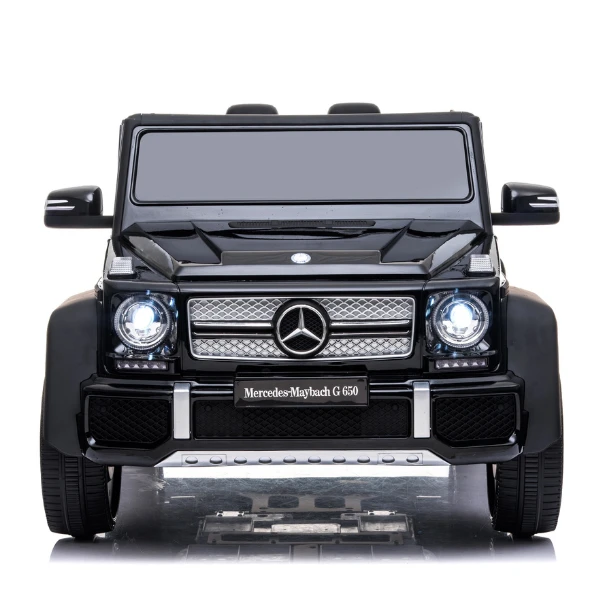 Mașinuță mercedes-maybach g650, baterie 12v10ah, 4 motoare de 25w, roti eva, scaune din piele 2