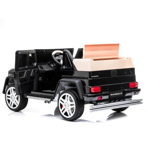 Mașinuță mercedes-maybach g650, baterie 12v10ah, 4 motoare de 25w, roti eva, scaune din piele Thumbnail 7