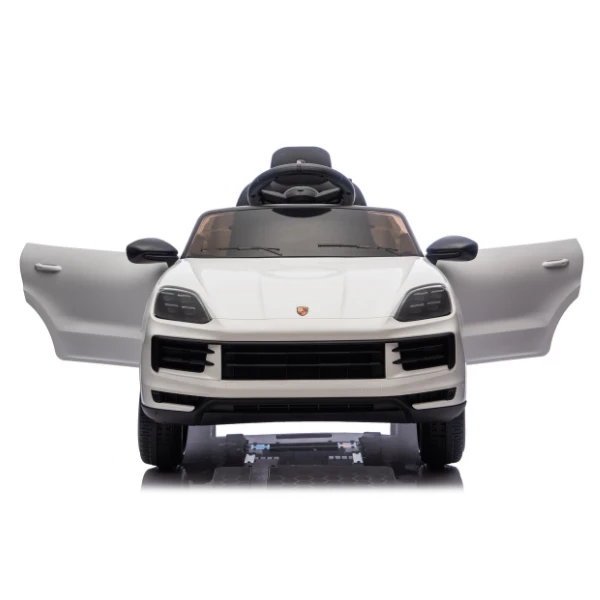 Mașinuță porsche cayenne, baterie 12v7ah, 2 motoare de 25w, roti eva, scaune din piele 6