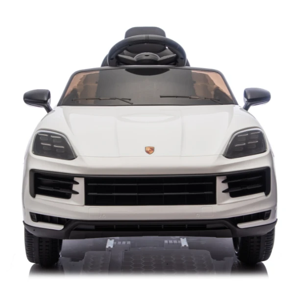 Mașinuță porsche cayenne, baterie 12v7ah, 2 motoare de 25w, roti eva, scaune din piele 2