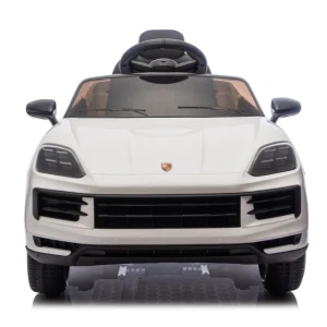 Mașinuță porsche cayenne, baterie 12v7ah, 2 motoare de 25w, roti eva, scaune din piele Thumbnail 2
