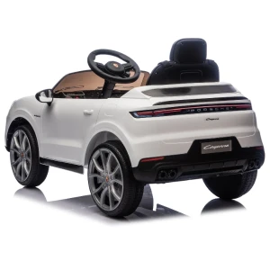 Mașinuță porsche cayenne, baterie 12v7ah, 2 motoare de 25w, roti eva, scaune din piele Thumbnail 8