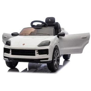 Mașinuță porsche cayenne, baterie 12v7ah, 2 motoare de 25w, roti eva, scaune din piele Thumbnail 5