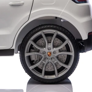 Mașinuță porsche cayenne, baterie 12v7ah, 2 motoare de 25w, roti eva, scaune din piele Thumbnail 16