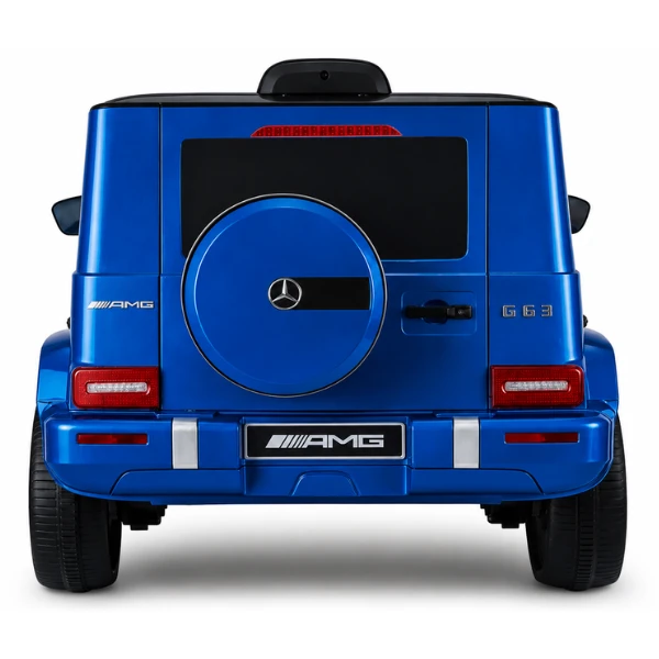 Mașinuță mercedes-amg g63, baterie 12v7ah, 2 motoare de 35w, roti eva, scaune din piele 6
