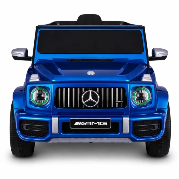 Mașinuță mercedes-amg g63, baterie 12v7ah, 2 motoare de 35w, roti eva, scaune din piele 2