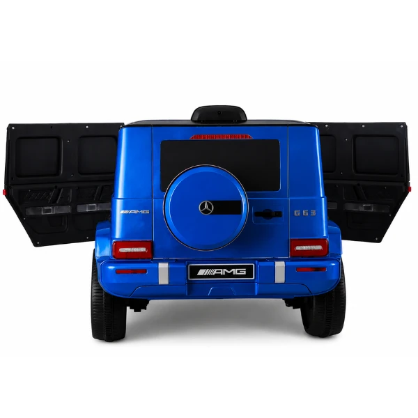 Mașinuță mercedes-amg g63, baterie 12v7ah, 2 motoare de 35w, roti eva, scaune din piele 7