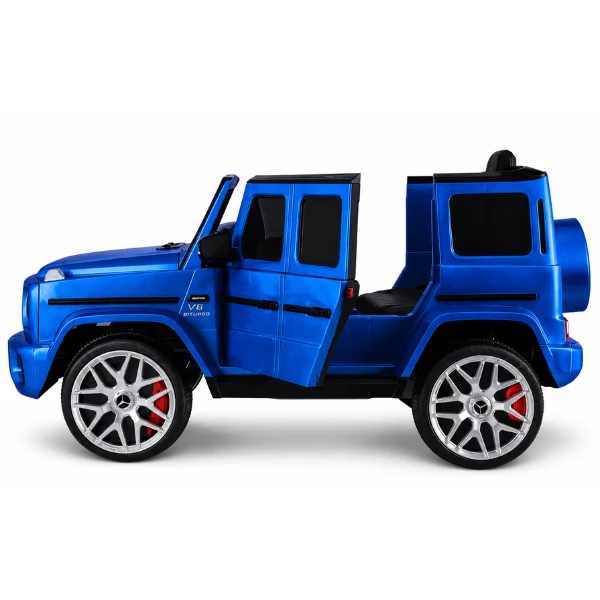 Mașinuță mercedes-amg g63, baterie 12v7ah, 2 motoare de 35w, roti eva, scaune din piele 3
