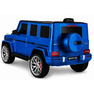Mașinuță mercedes-amg g63, baterie 12v7ah, 2 motoare de 35w, roti eva, scaune din piele Thumbnail 4