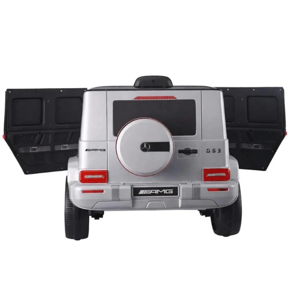 Mașinuță mercedes-amg g63, baterie 12v7ah, 2 motoare de 35w, roti eva, scaune din piele 7