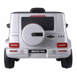 Mașinuță mercedes-amg g63, baterie 12v7ah, 2 motoare de 35w, roti eva, scaune din piele Thumbnail 6