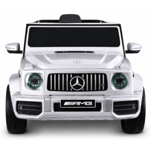 Mașinuță mercedes-amg g63, baterie 12v7ah, 2 motoare de 35w, roti eva, scaune din piele Thumbnail 2