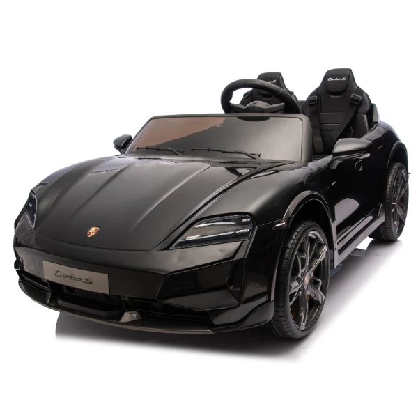 Mașinuță porsche taycan, baterie 12v10ah, 2 motoare de 35w, roti eva, scaune din piele 3