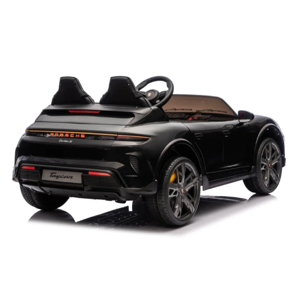 Mașinuță porsche taycan, baterie 12v10ah, 2 motoare de 35w, roti eva, scaune din piele 13