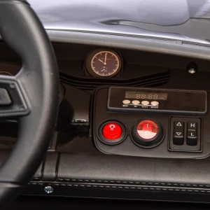 Mașinuță porsche taycan, baterie 12v10ah, 2 motoare de 35w, roti eva, scaune din piele Thumbnail 18