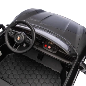 Mașinuță porsche taycan, baterie 12v10ah, 2 motoare de 35w, roti eva, scaune din piele Thumbnail 19