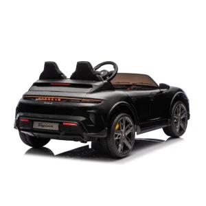 Mașinuță porsche taycan, baterie 12v10ah, 2 motoare de 35w, roti eva, scaune din piele Thumbnail 7