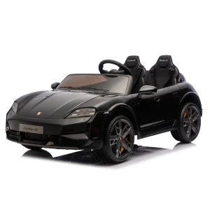 Mașinuță porsche taycan, baterie 12v10ah, 2 motoare de 35w, roti eva, scaune din piele Thumbnail 4