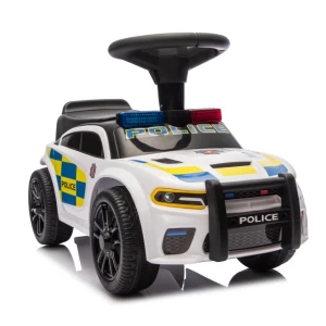 Tolocar "police ride-on car" pentru copii, cu volan muzical Thumbnail 7