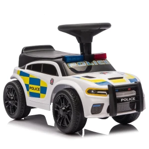 Tolocar "police ride-on car" pentru copii, cu volan muzical Thumbnail 6