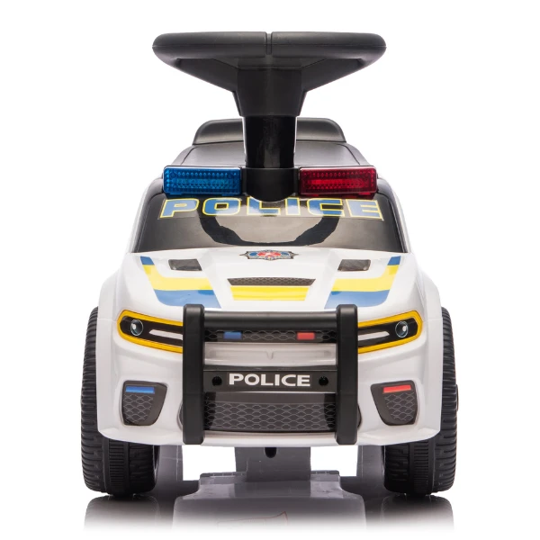 Tolocar "police ride-on car" pentru copii, cu volan muzical 2