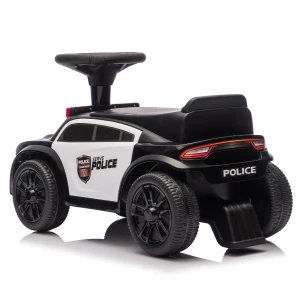 Tolocar "police ride-on car" pentru copii, cu volan muzical Thumbnail 5