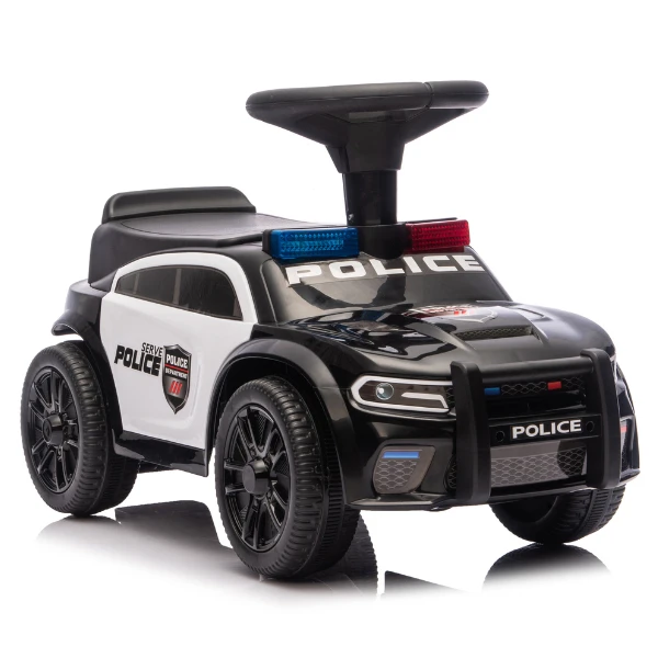 Tolocar "police ride-on car" pentru copii, cu volan muzical 7