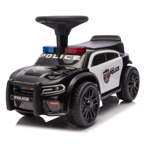 Tolocar "police ride-on car" pentru copii, cu volan muzical 3