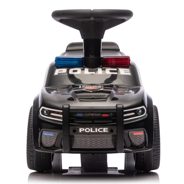 Tolocar "police ride-on car" pentru copii, cu volan muzical 2
