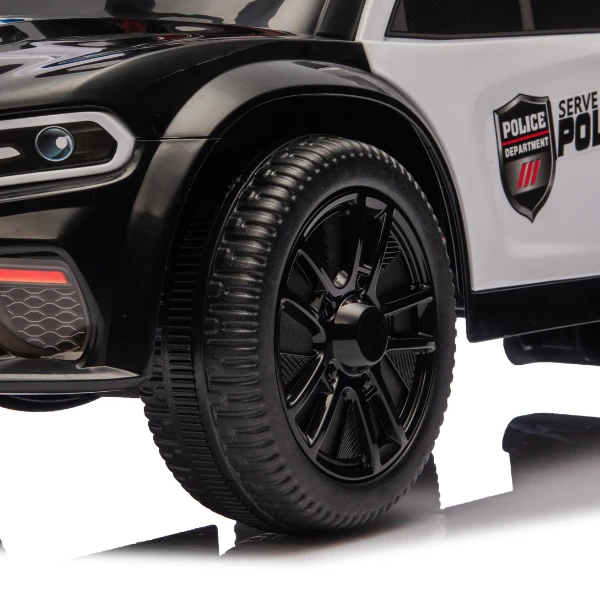 Tolocar "police ride-on car" pentru copii, cu volan muzical 17
