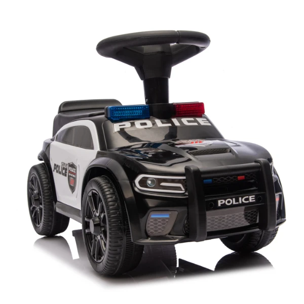 Tolocar "police ride-on car" pentru copii, cu volan muzical 8