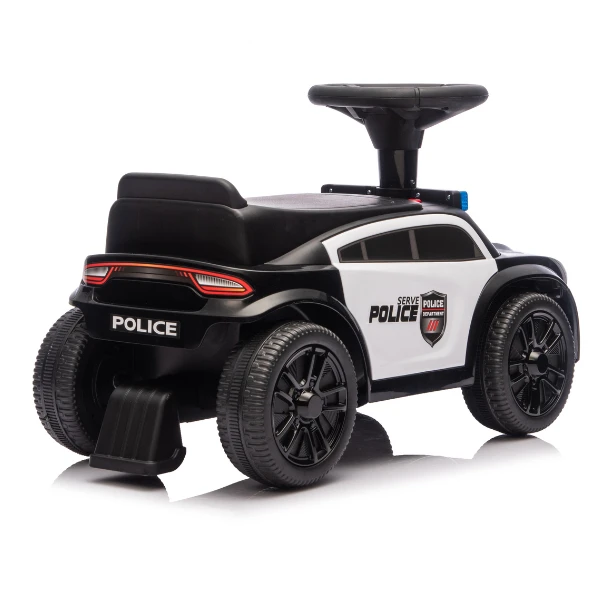 Tolocar "police ride-on car" pentru copii, cu volan muzical 9