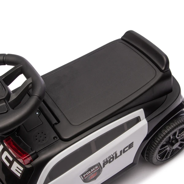 Tolocar "police ride-on car" pentru copii, cu volan muzical 13