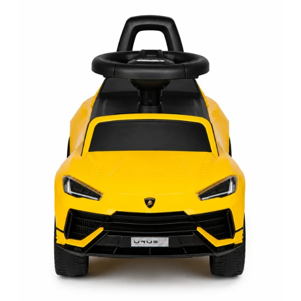 Tolocar "lamborghini urus s" pentru copii, cu volan muzical, galbenă 2
