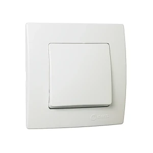 Întrerupător unitar lilium 10 a 220 - 240 v alb makel