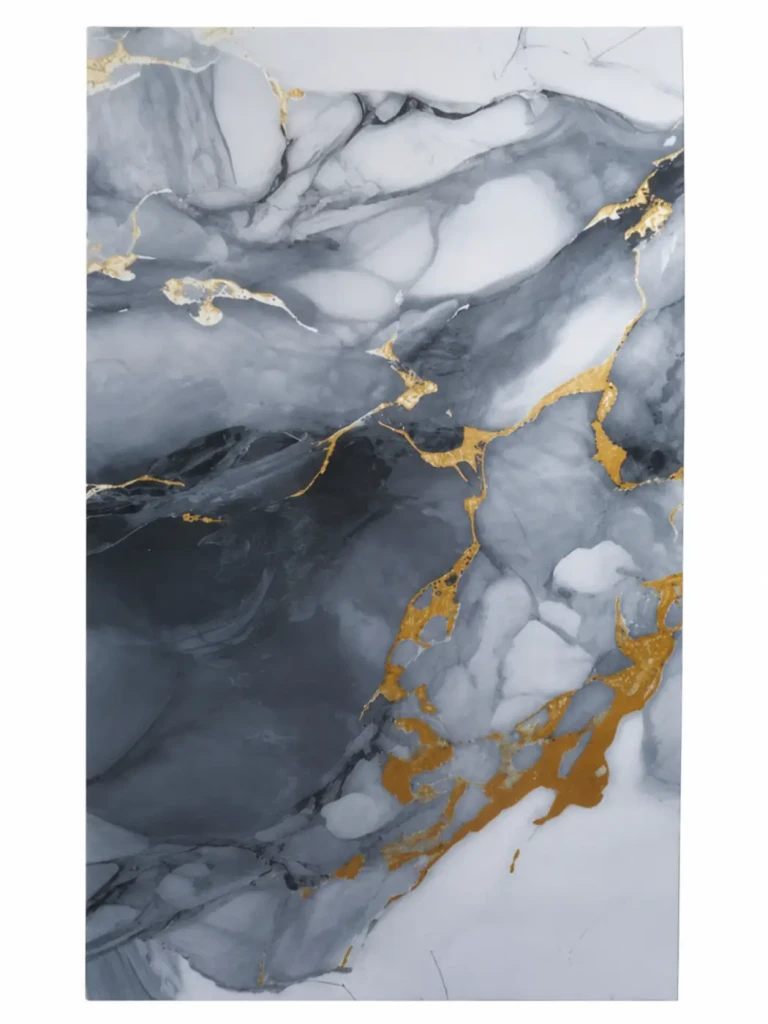 Tapet autoadeziv fudi, marmor auriu-gri 40*80*2.5cm 3