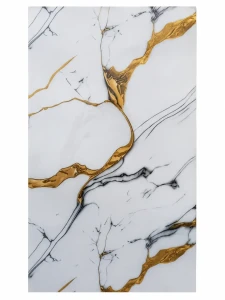 Tapet autoadeziv fudi,  marmură albă- aurie 40*80*2.5cm 2 Thumbnail 2