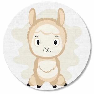 Pictură pe numere d20 сm (fără cutie) – alpaca veselă