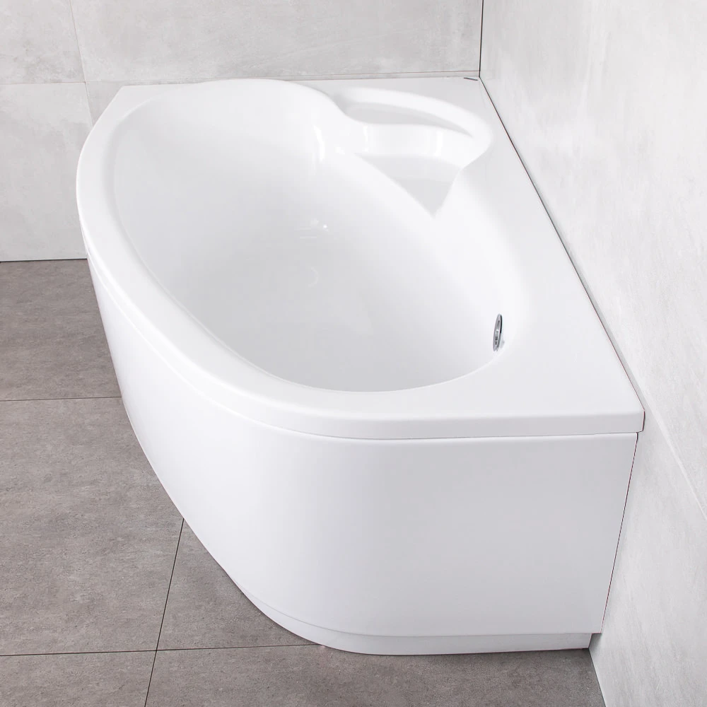 Ванна асимметричная bonito home blanca 1600x1050 левая акрил 4