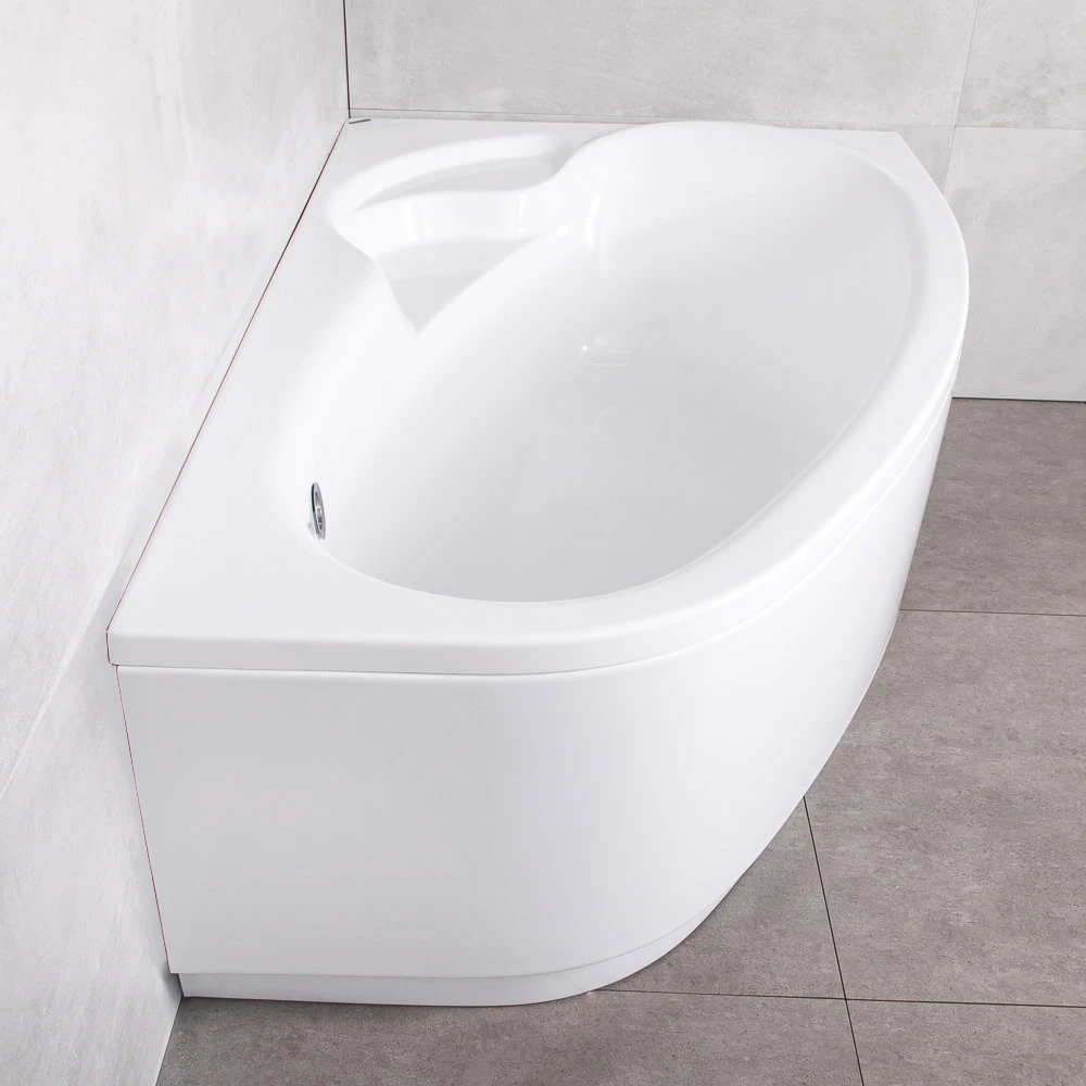 Ванна асимметричная bonito home blanca 1600x1050 правая акрил 4