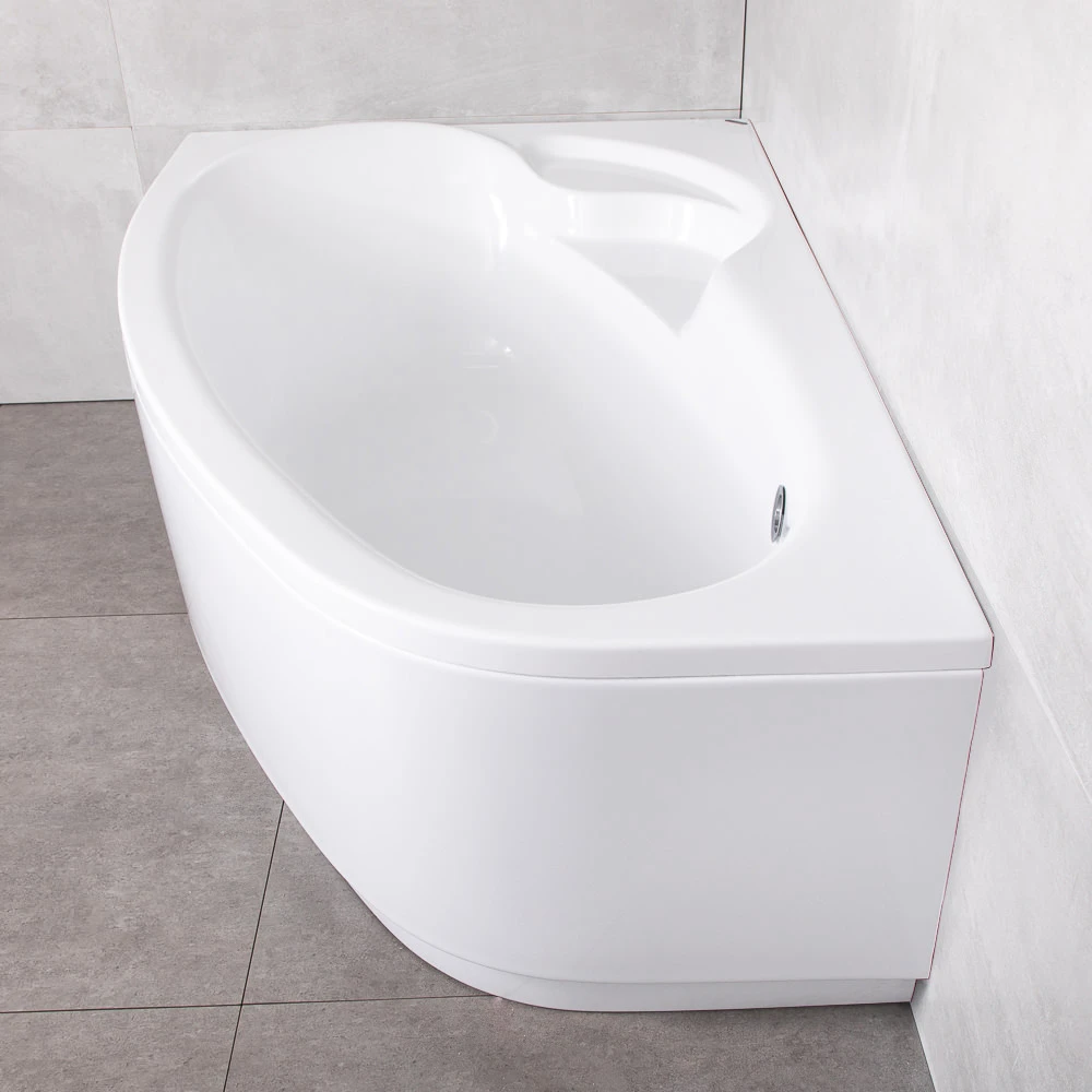 Ванна асимметричная bonito home blanca 1700x1100 левая акрил 4