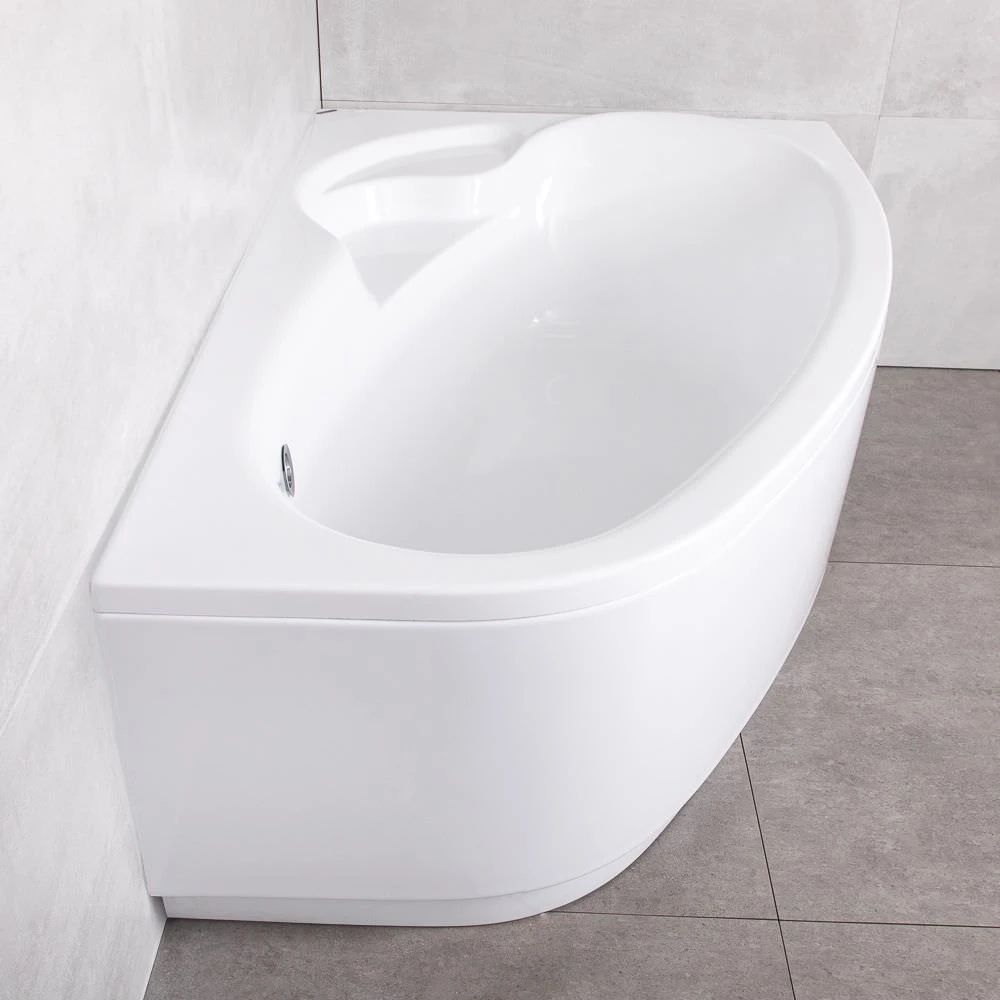 Ванна асимметричная bonito home blanca 1400x950 правая акрил 3