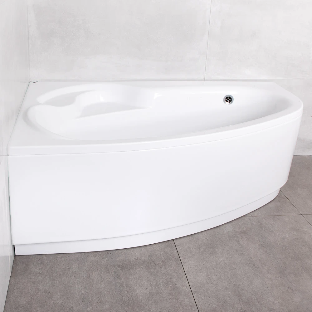 Cadă asimetrica bonito home blanca 1500x1000 stânga acril 3