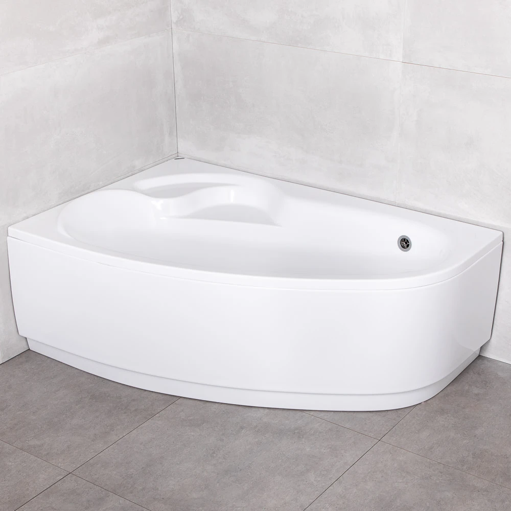 Cadă asimetrica bonito home blanca 1500x1000 stânga acril 2