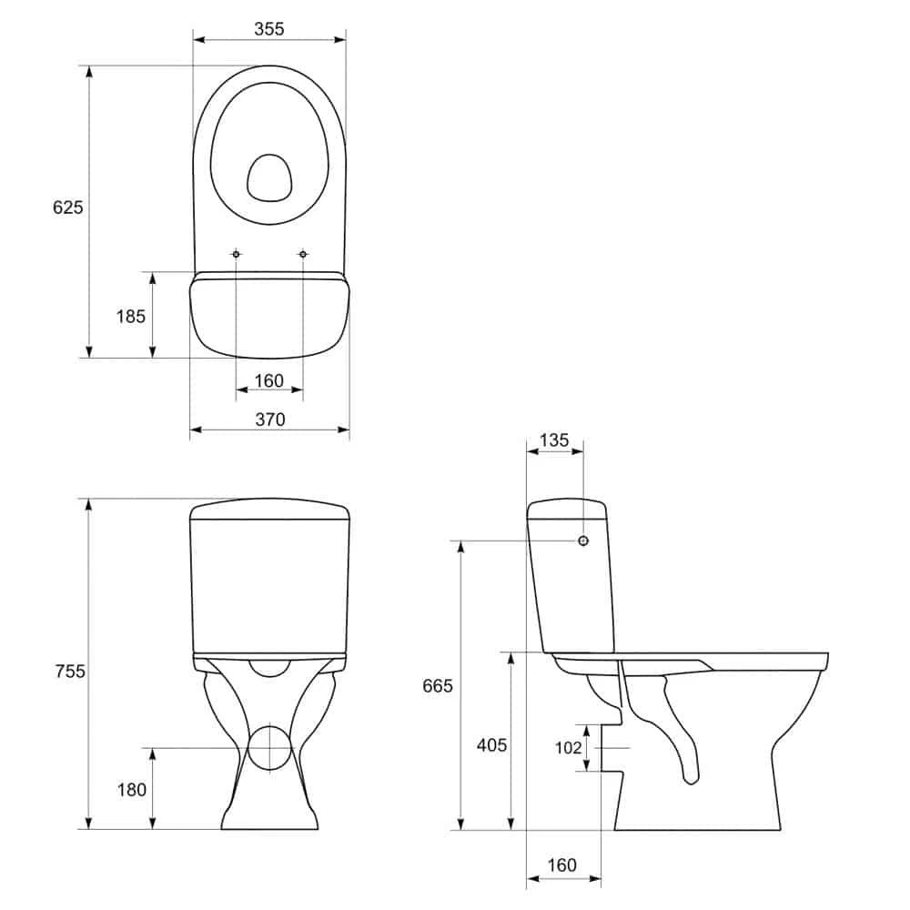 Vas wc compact cersanit/mito merida new alim. infer. orizontal pp 6