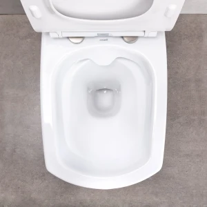 Vas wc compact cersanit carina rimless slim alim. infer. orizontal soft close drp